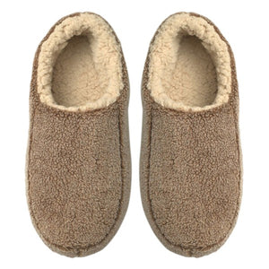 Sherpa Tan - Men's Cozy Sherpa House Slippers