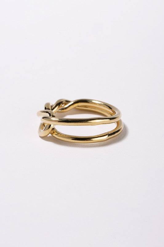 Twisted ring - gold